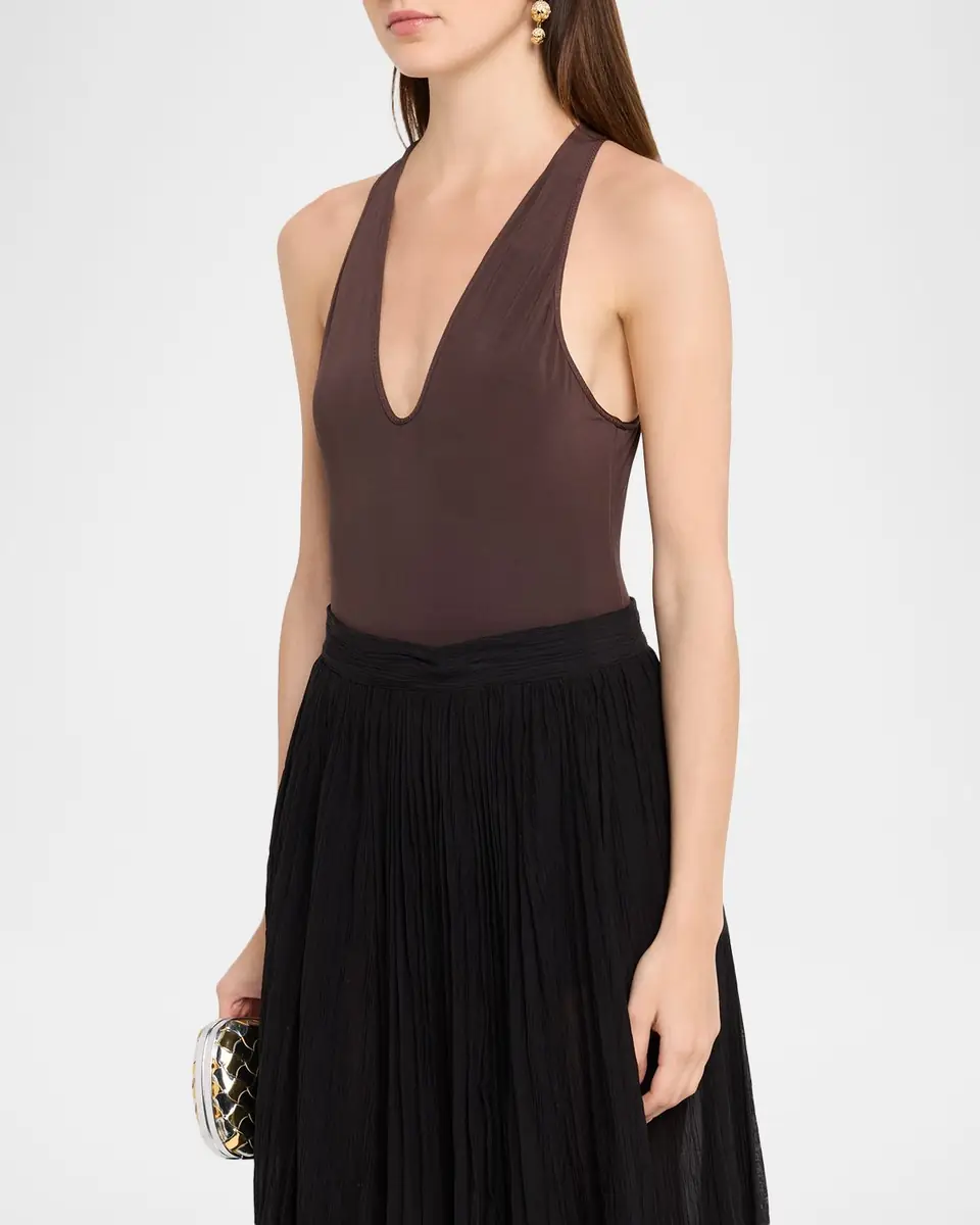 Zimmermann Luna Plunge Bodysuit | Thumbnail 4 Zimmermann Luna Plunge Bodysuit | Thumbnail 4