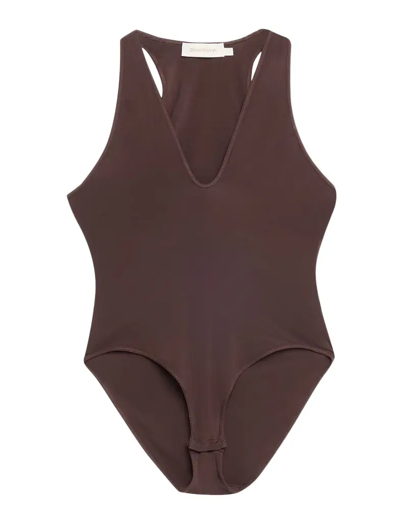 Zimmermann Luna Plunge Bodysuit | Image 1 Zimmermann Luna Plunge Bodysuit | Image 1
