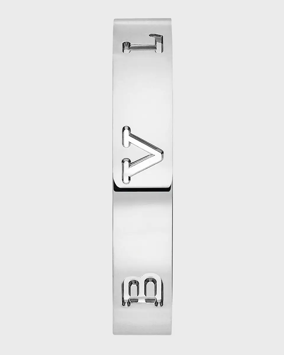 BVLGARI BULGARI BULGARI Plain Band Ring in 18K White Gold, EU 52 / US 6 | Thumbnail 3