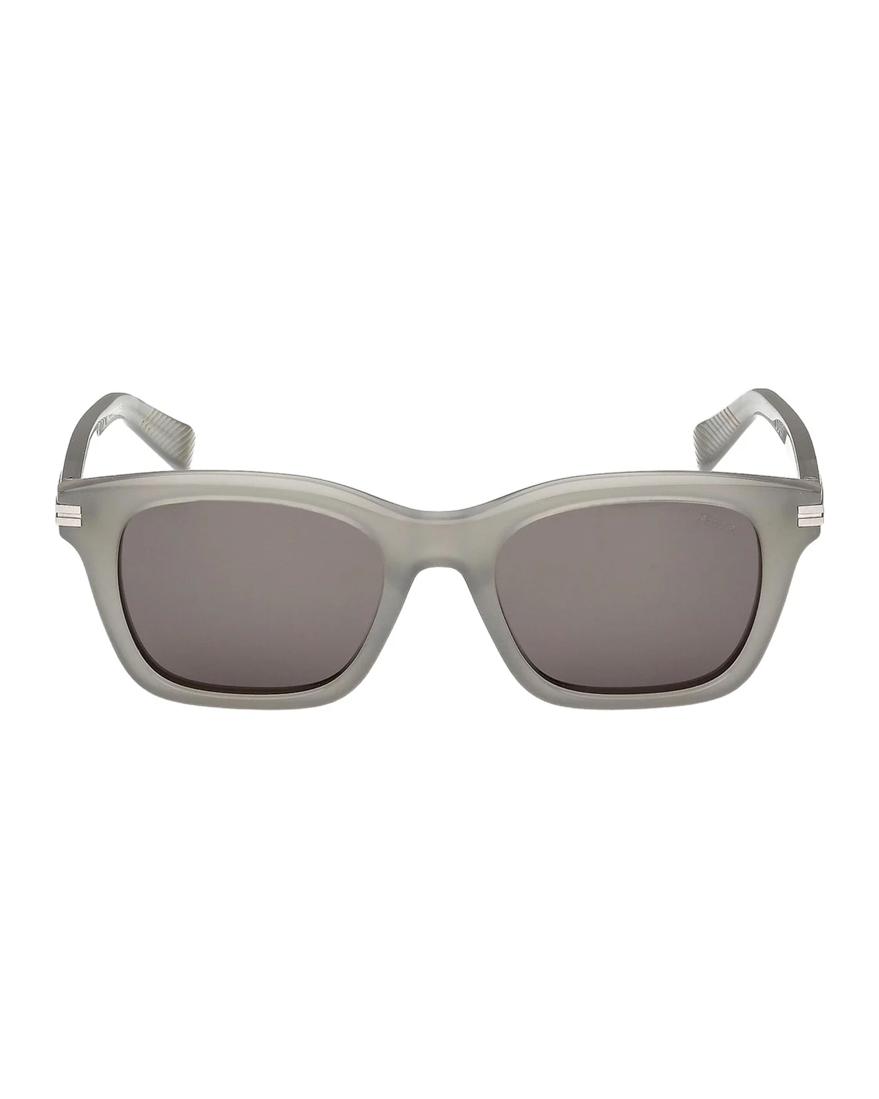 Zegna Men's Acetate Rectangle Sunglasses