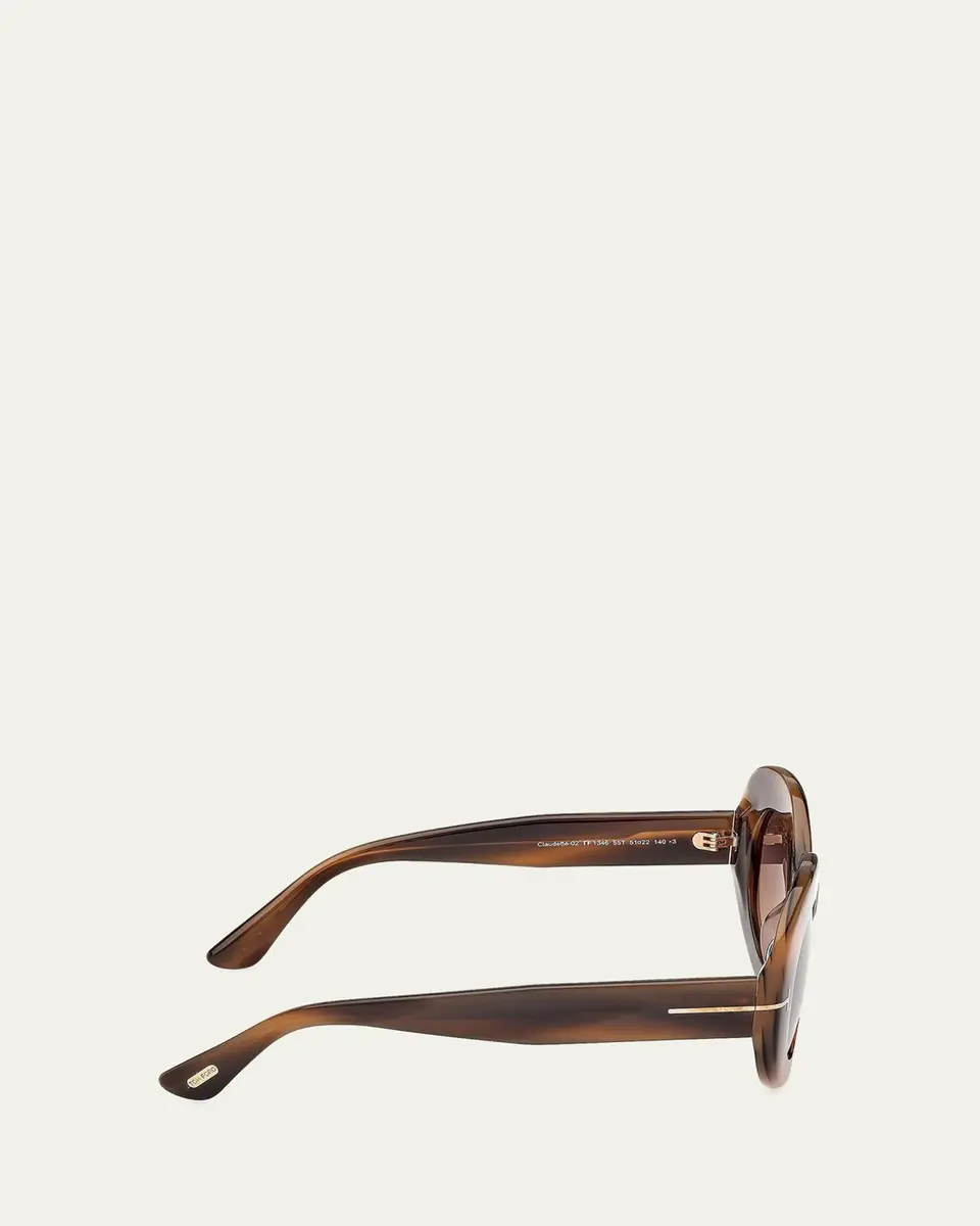 Tom Ford Claudette 51MM Oval Sunglasses | Thumbnail 5