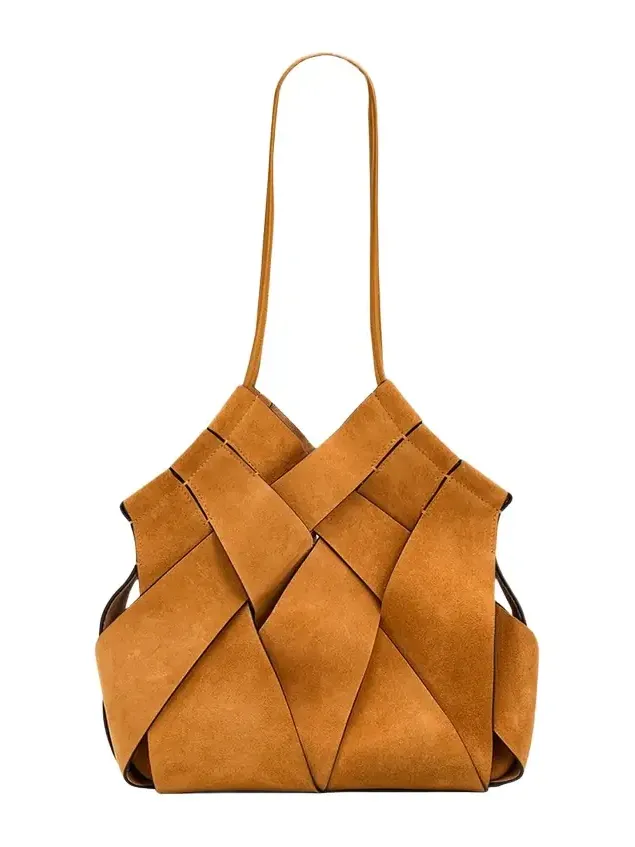 Charlotte Woven Suede Shoulder Bag Charlotte Woven Suede Shoulder Bag