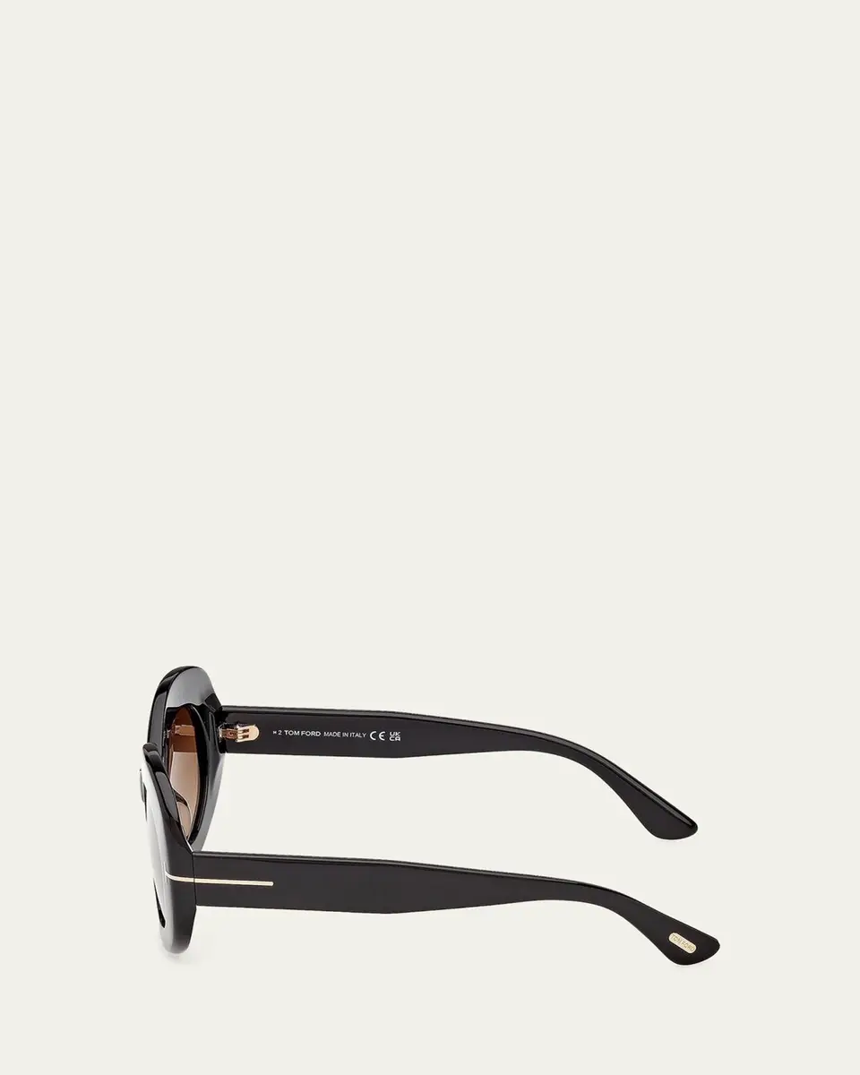 Tom Ford Claudette 51MM Oval Sunglasses | Thumbnail 3 Tom Ford Claudette 51MM Oval Sunglasses | Thumbnail 3