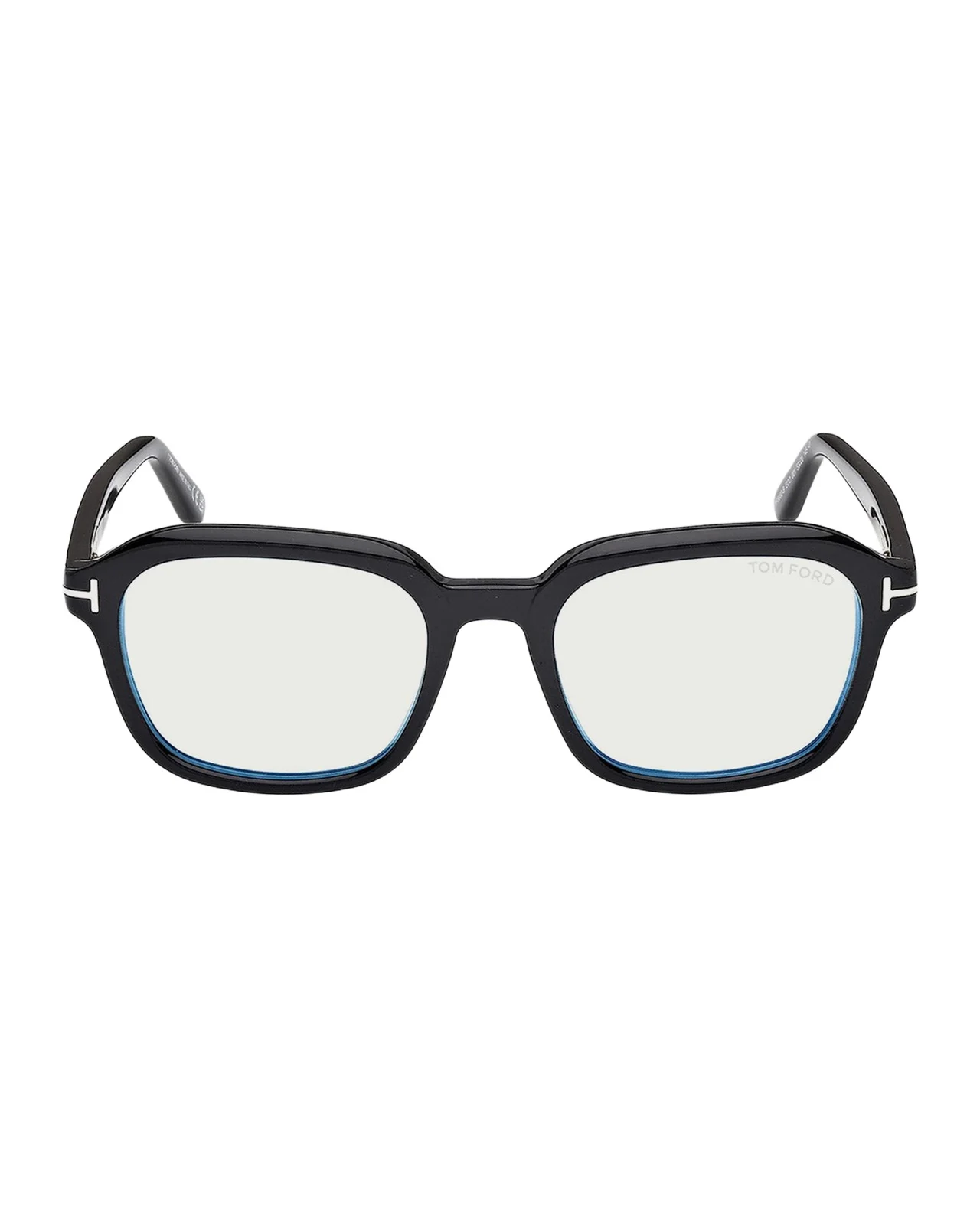 53MM Blue Block Rectangular Eyeglasses