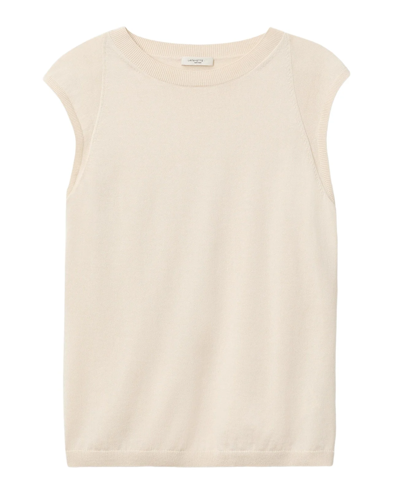 Crewneck Cotton-Silk Shell Crewneck Cotton-Silk Shell