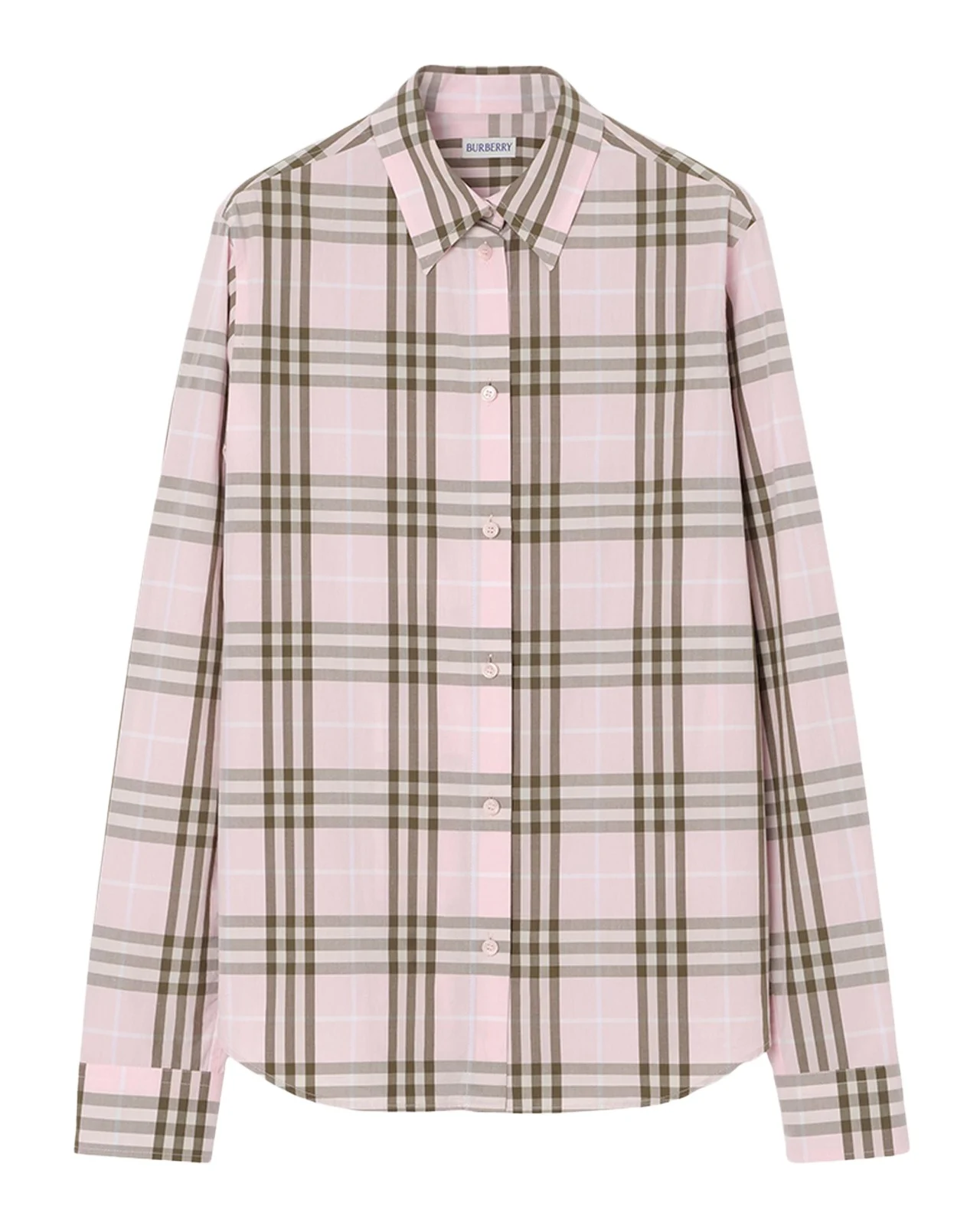Burberry Emma Check Cotton Poplin Button-Down Shirt