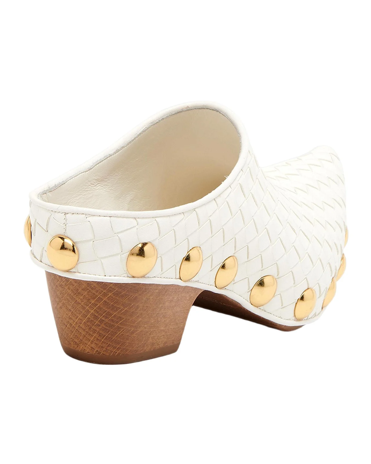 30mm Gondola Intrecciato Leather Clogs