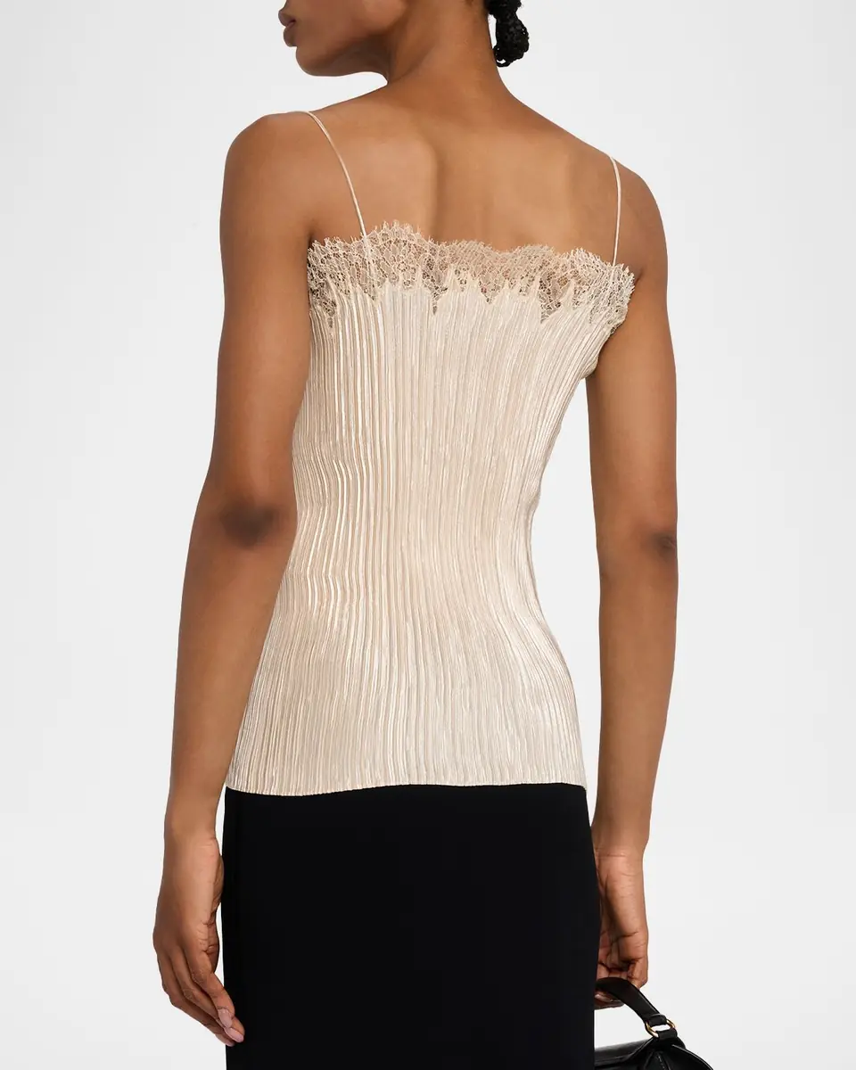 FForme Jimena Metallic Pleated Cami | Thumbnail 2 FForme Jimena Metallic Pleated Cami | Thumbnail 2