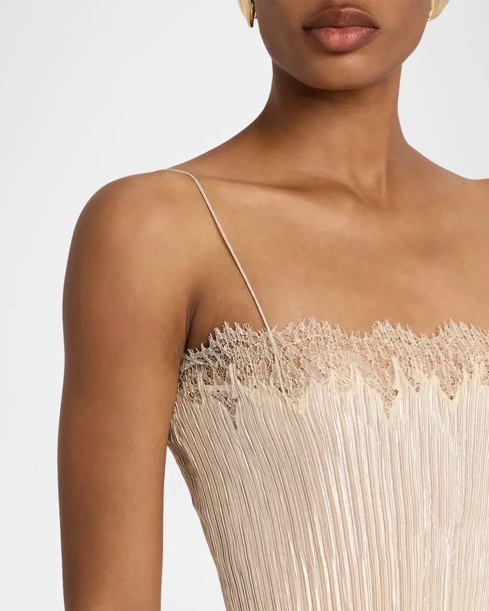 FForme Jimena Metallic Pleated Cami | Thumbnail 4 FForme Jimena Metallic Pleated Cami | Thumbnail 4