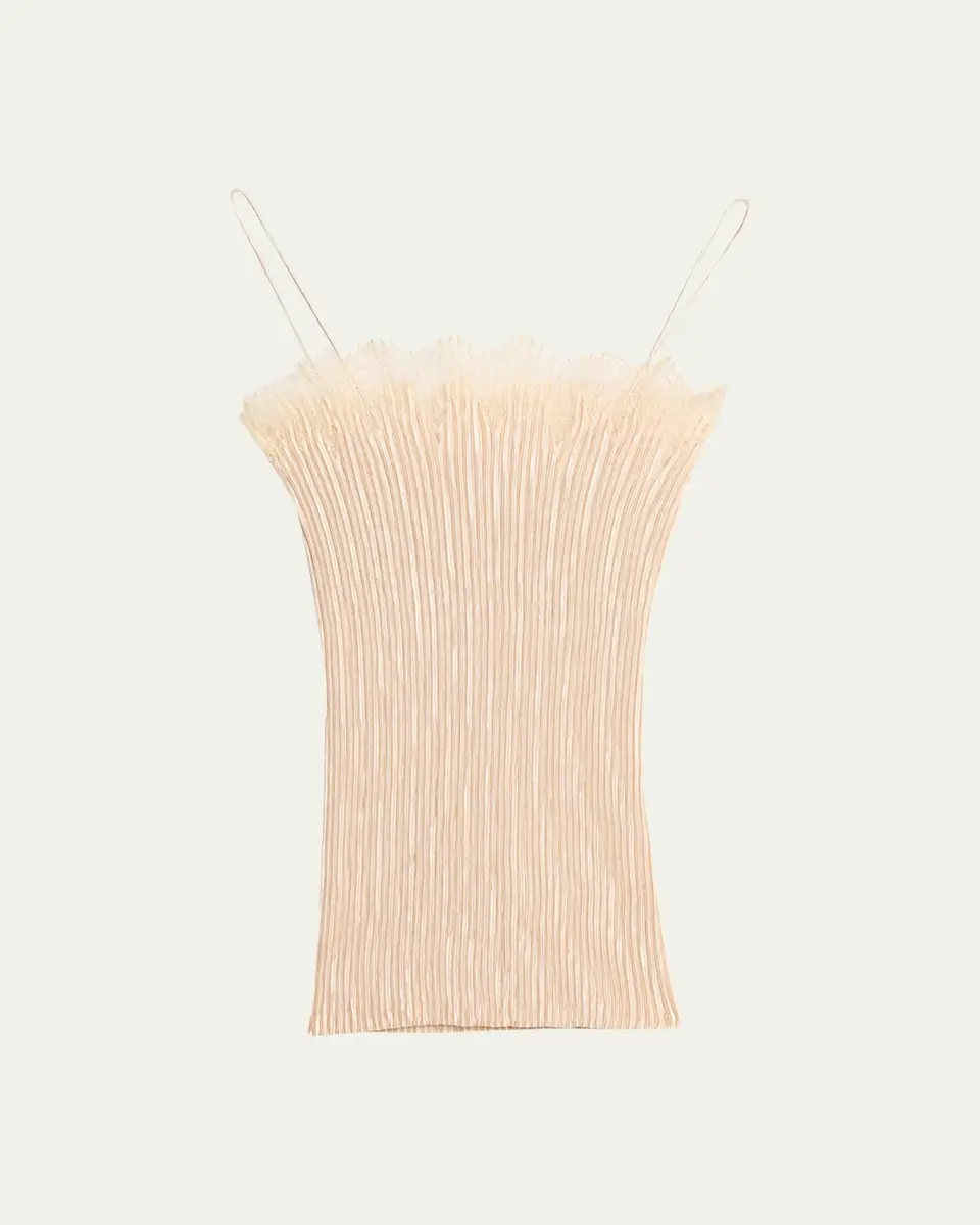 FForme Jimena Metallic Pleated Cami | Thumbnail 5 FForme Jimena Metallic Pleated Cami | Thumbnail 5