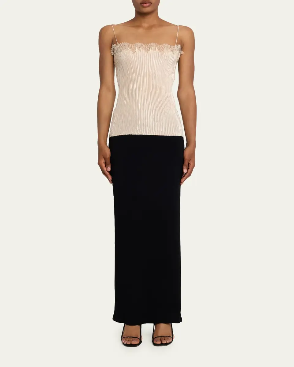FForme Jimena Metallic Pleated Cami | Thumbnail 6 FForme Jimena Metallic Pleated Cami | Thumbnail 6