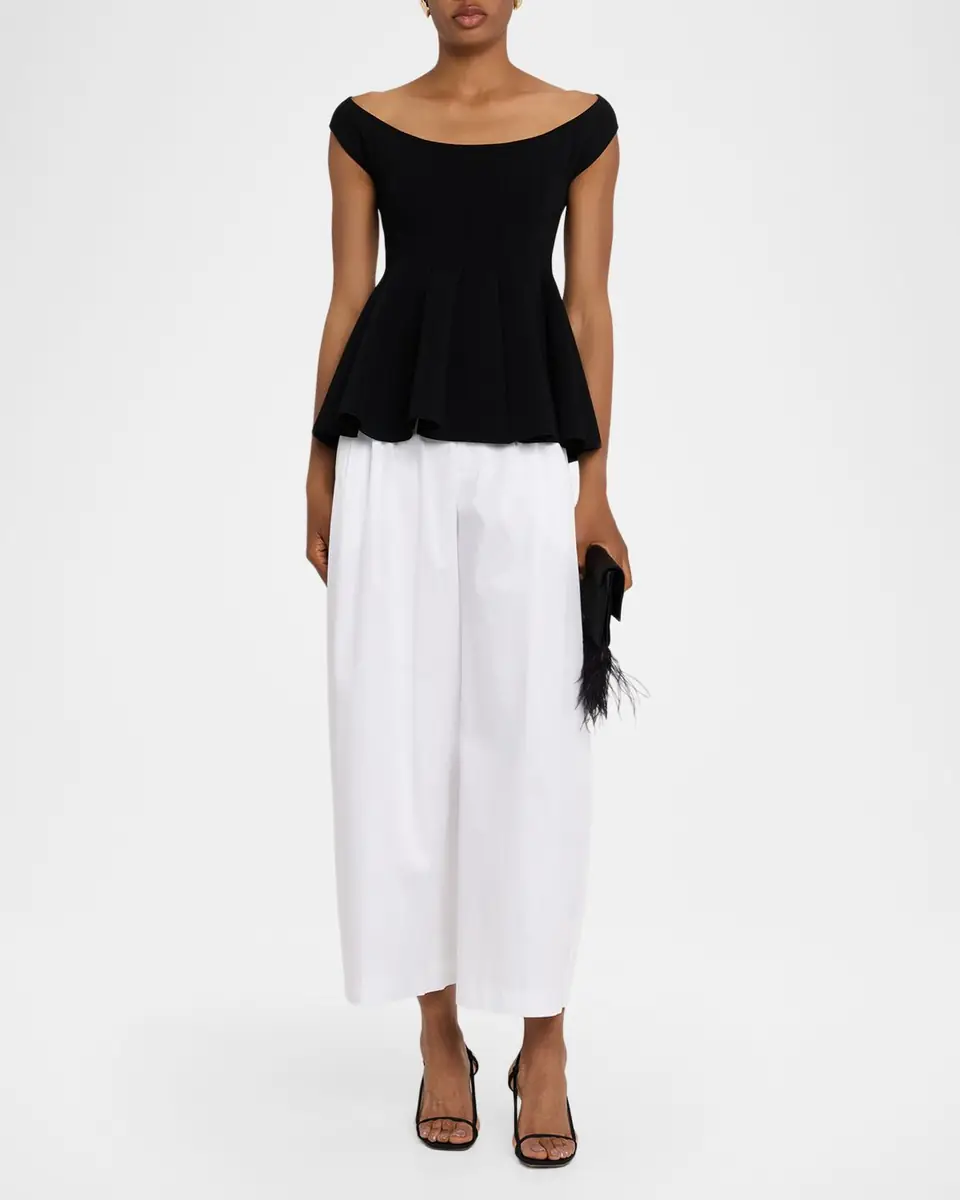 Altuzarra Wilson Double-Pleated Wide-Leg Ankle Pants | Thumbnail 2 Altuzarra Wilson Double-Pleated Wide-Leg Ankle Pants | Thumbnail 2