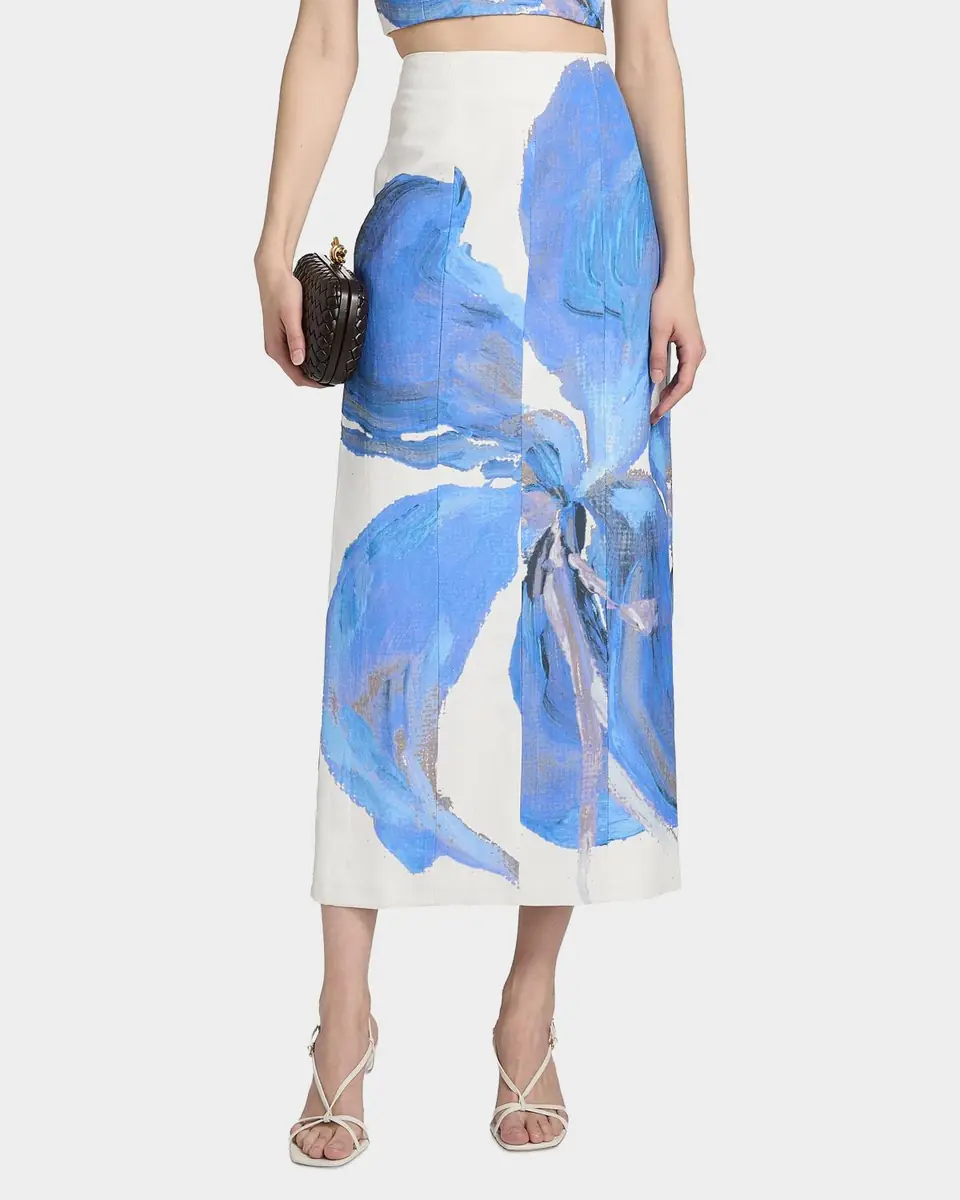 Significant Other Rumi Floral Midi-Skirt | Thumbnail 3 Significant Other Rumi Floral Midi-Skirt | Thumbnail 3