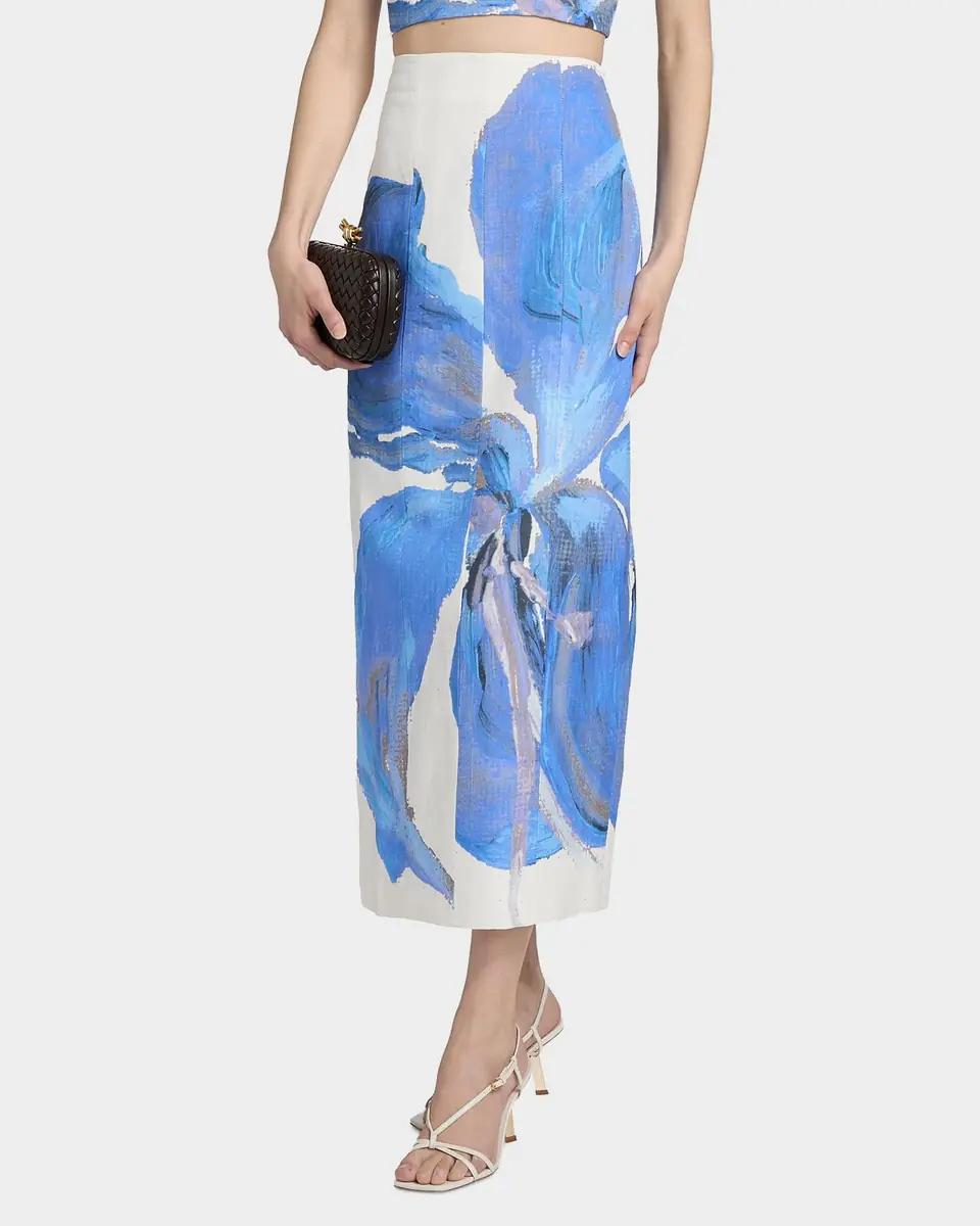 Significant Other Rumi Floral Midi-Skirt | Thumbnail 6 Significant Other Rumi Floral Midi-Skirt | Thumbnail 6