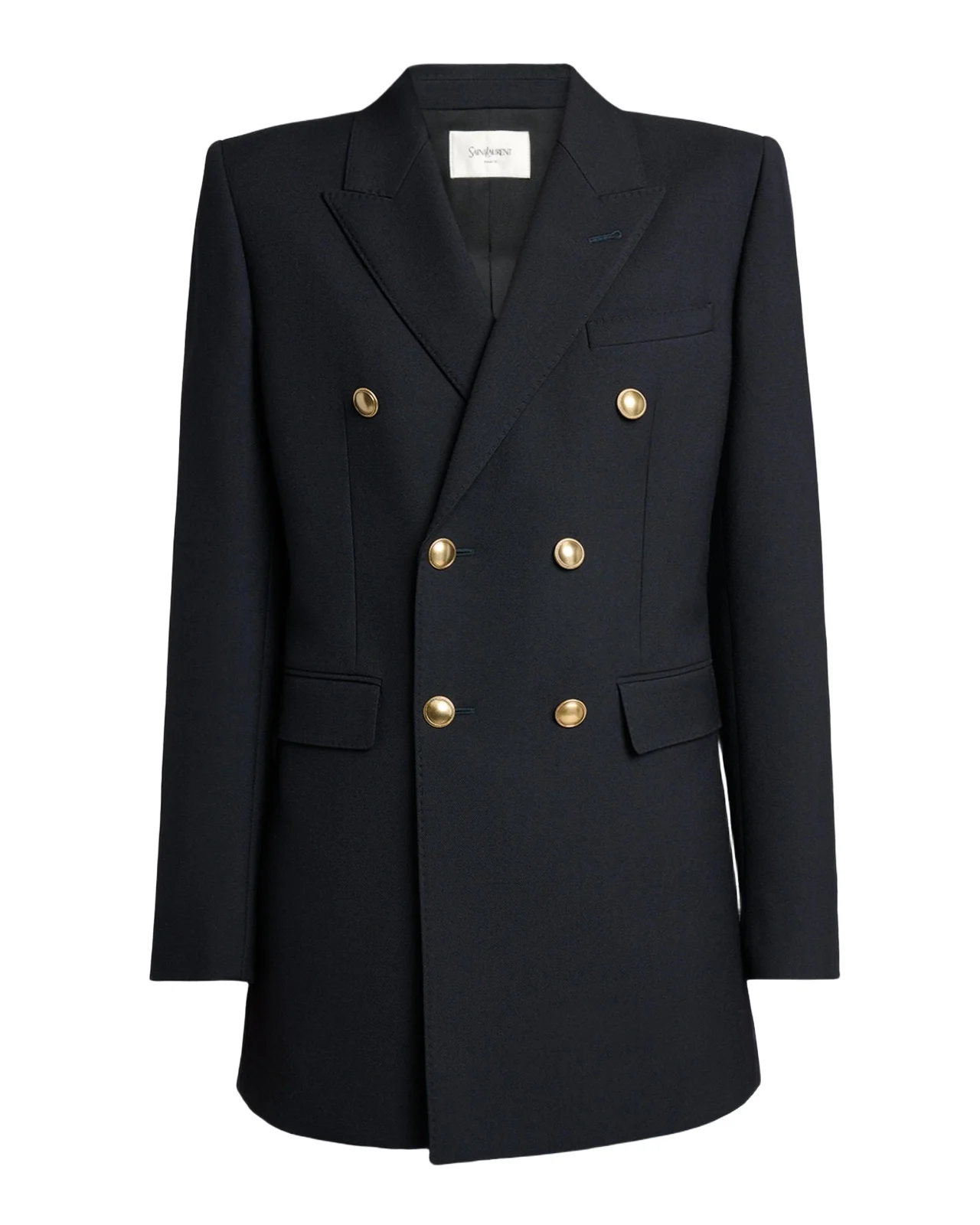 Wool Gabardine Double-Breasted Jacket Wool Gabardine Double-Breasted Jacket