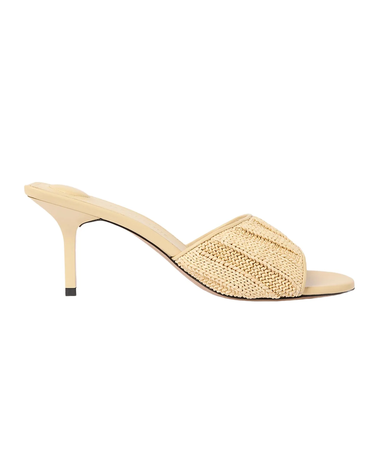 70mm Les Mules Cubist Raffia Slide Sandals
