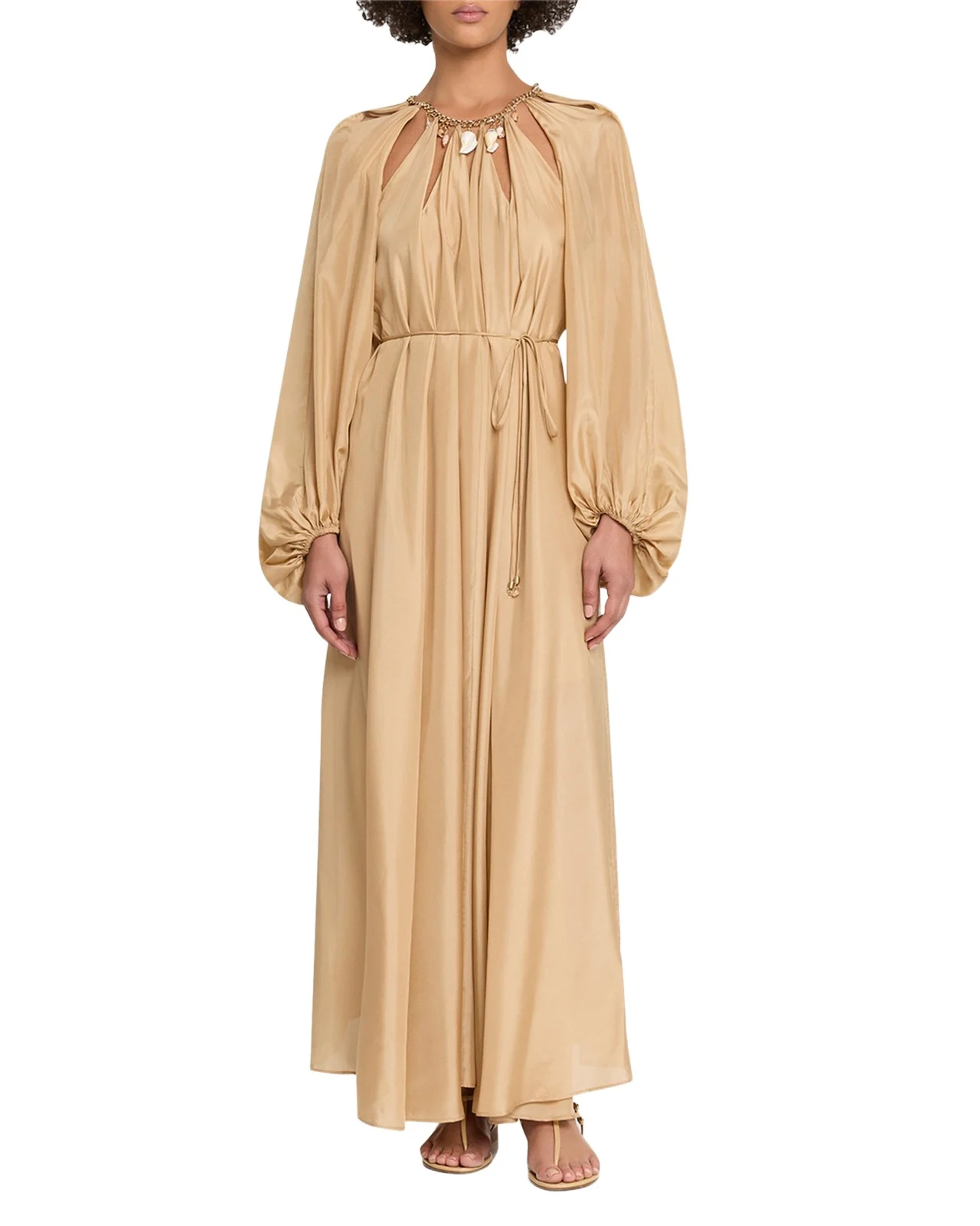 Mahon Silk Chain Maxi Dress Mahon Silk Chain Maxi Dress