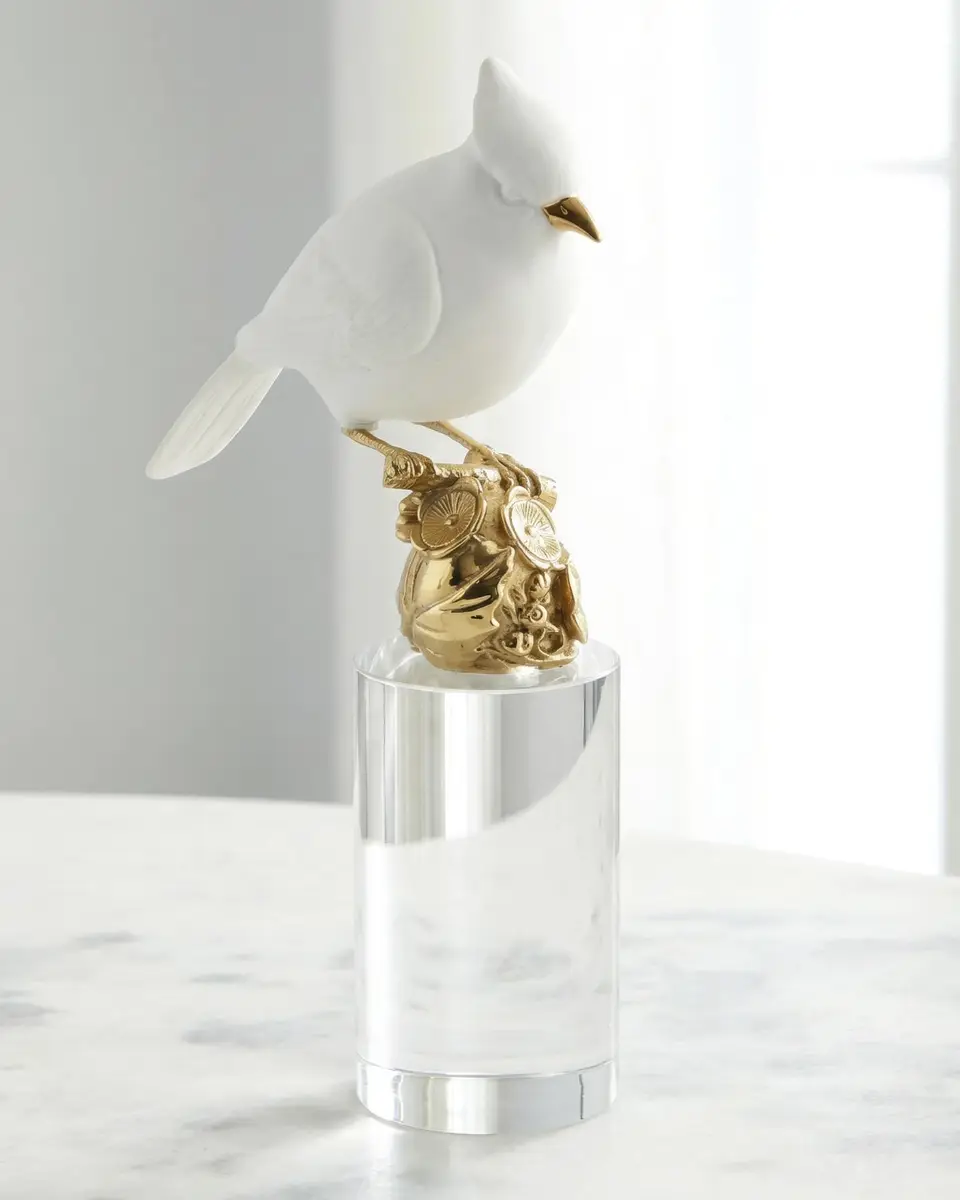 John-Richard Collection Cardinal Sculpture on Crystal, Large | Thumbnail 2 John-Richard Collection Cardinal Sculpture on Crystal, Large | Thumbnail 2