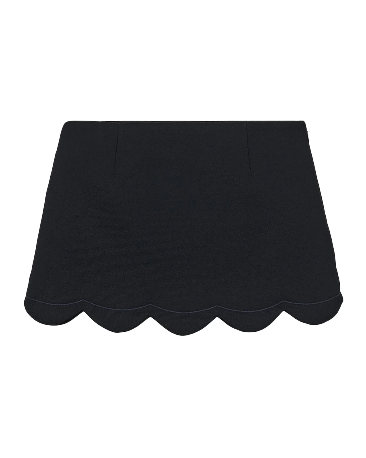 Scalloped Daisy Wool Mini Skirt Scalloped Daisy Wool Mini Skirt
