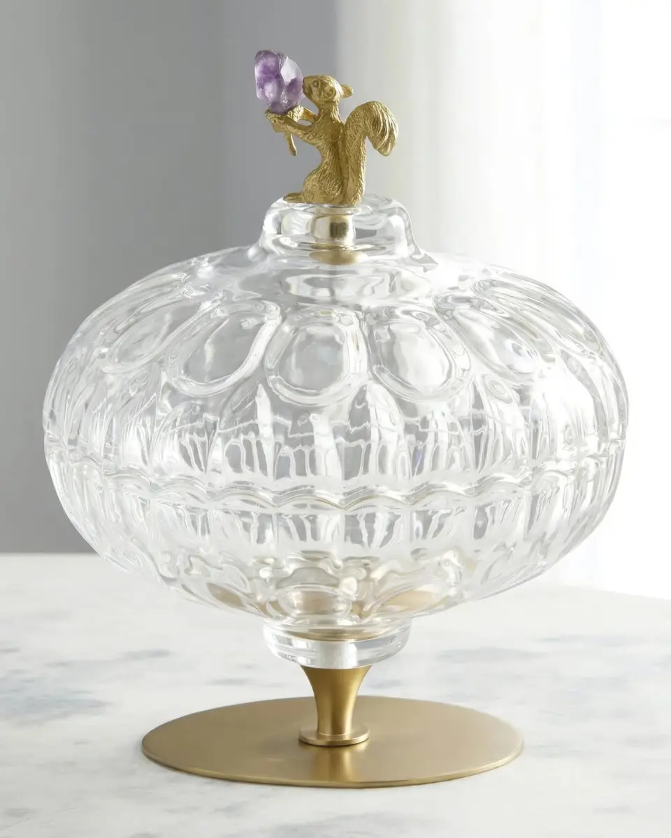 John-Richard Collection Brass Squirrel Perfume Bottle | Image 1 John-Richard Collection Brass Squirrel Perfume Bottle | Image 1