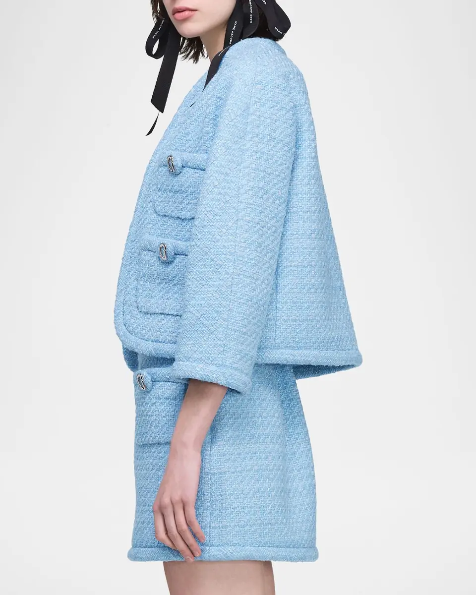 Marc Jacobs Pop J Marc Metallic Tweed Lady Jacket | Thumbnail 6 Marc Jacobs Pop J Marc Metallic Tweed Lady Jacket | Thumbnail 6