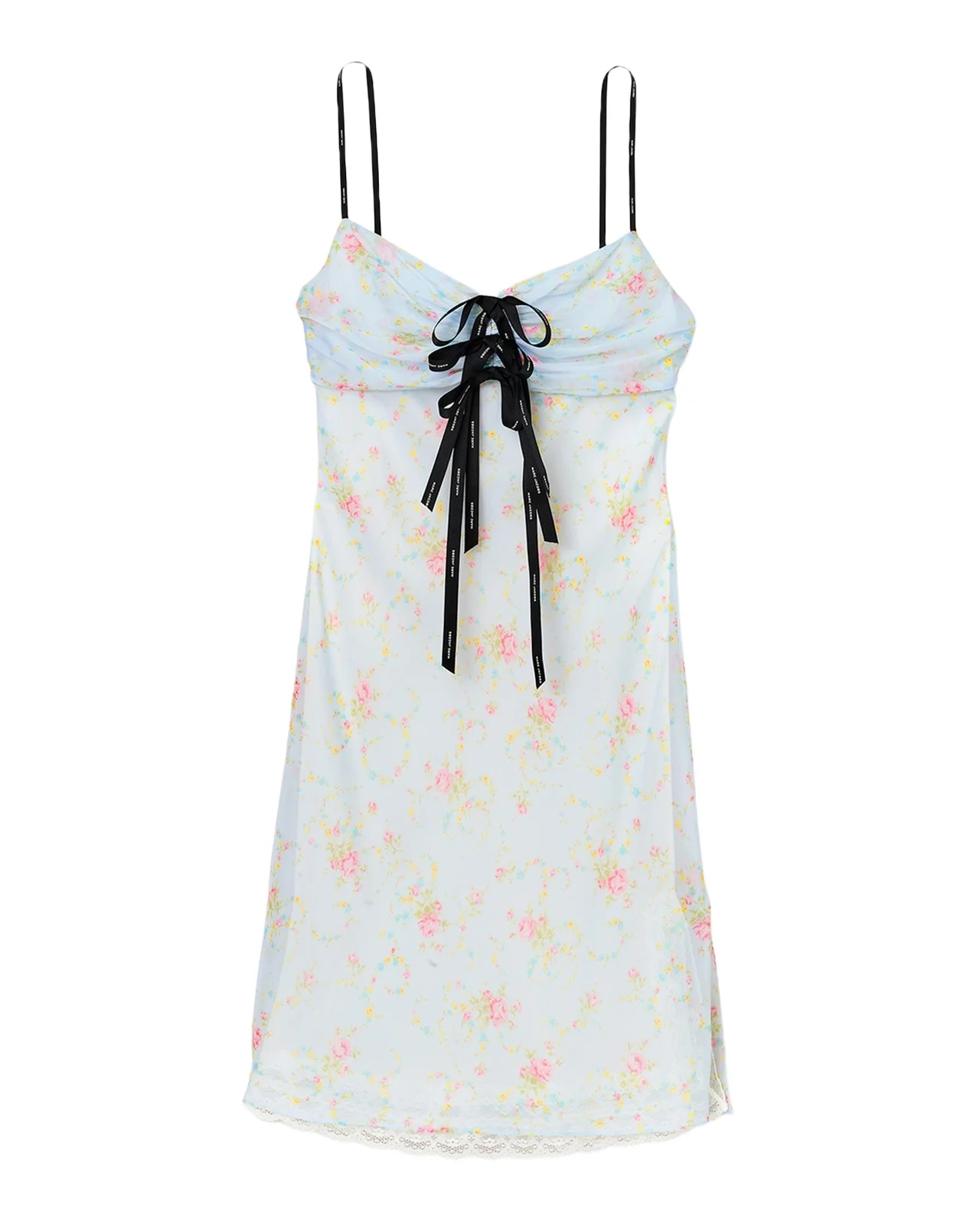 Blurred Floral Chiffon Mini Slip Dress Blurred Floral Chiffon Mini Slip Dress