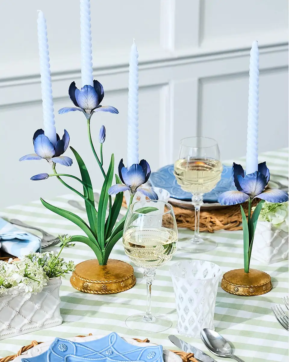 Juliska Meadow Walk Iris 9" Candlestick | Thumbnail 5 Juliska Meadow Walk Iris 9" Candlestick | Thumbnail 5