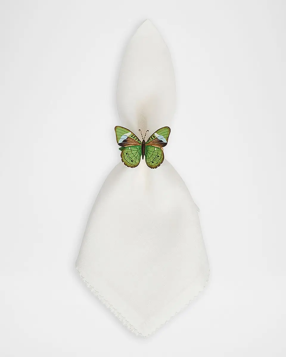 Juliska Meadow Walk Assorted Butterfly Napkin Rings, Set of 4 | Thumbnail 4