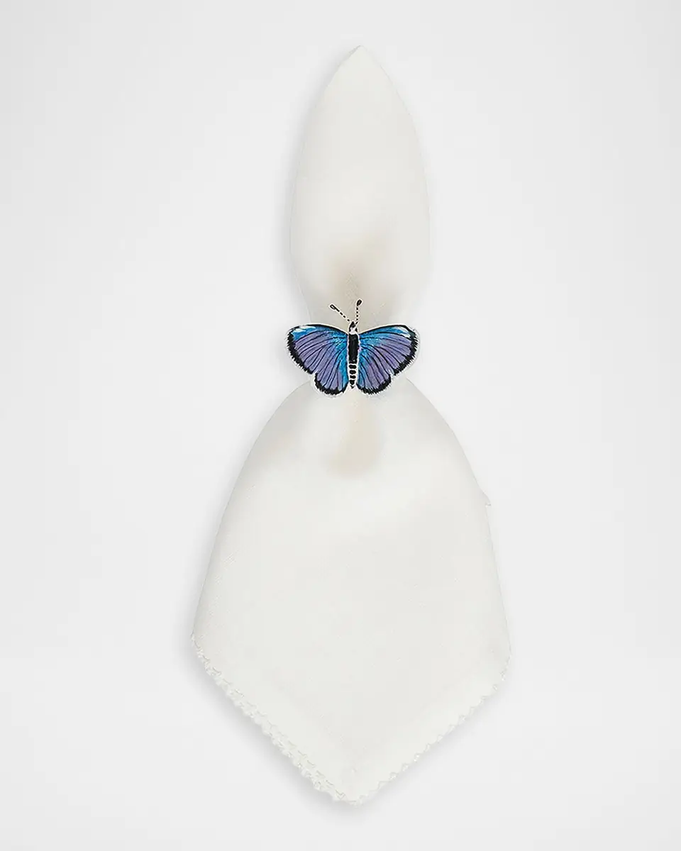 Juliska Meadow Walk Assorted Butterfly Napkin Rings, Set of 4 | Thumbnail 6