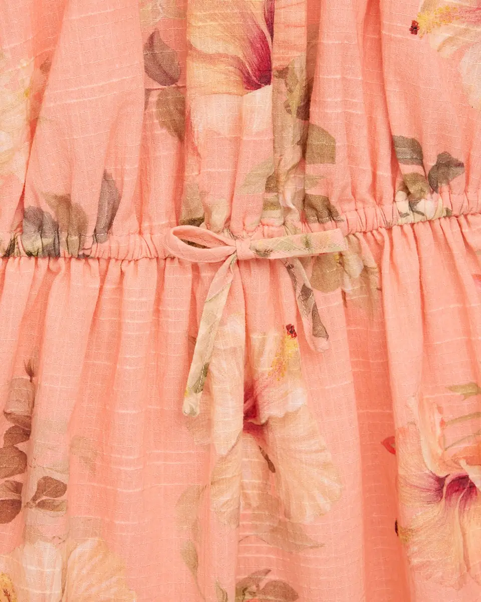Zimmermann Girl's Mahon Hibiscus-Printed Flip Dress | Thumbnail 3 Zimmermann Girl's Mahon Hibiscus-Printed Flip Dress | Thumbnail 3