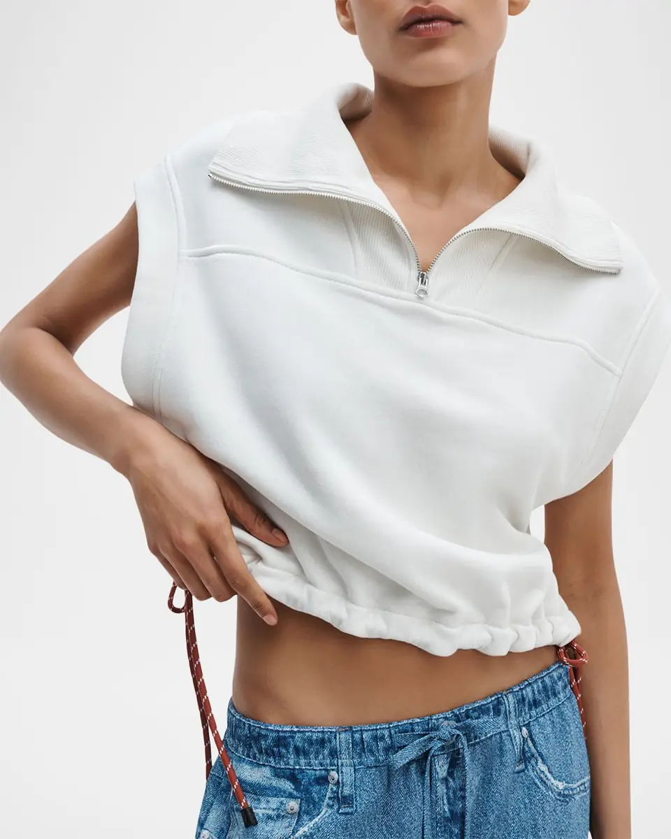 Rag & Bone Vintage Terry Half-Zip Sleeveless Sweatshirt | Thumbnail 5 Rag & Bone Vintage Terry Half-Zip Sleeveless Sweatshirt | Thumbnail 5