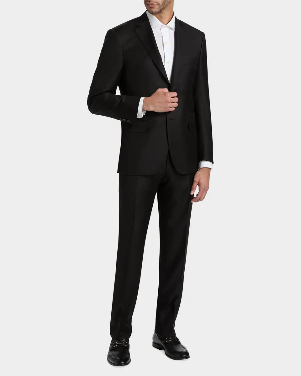 Canali Wool Single-Breasted Suit | Thumbnail 4