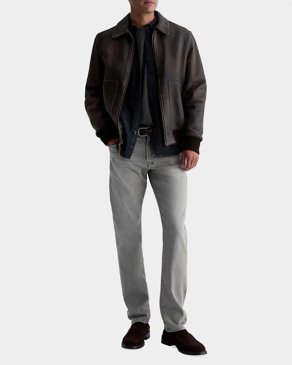 AG Adriano Goldschmied Men's Everett Straight-Leg Jeans | Thumbnail 2