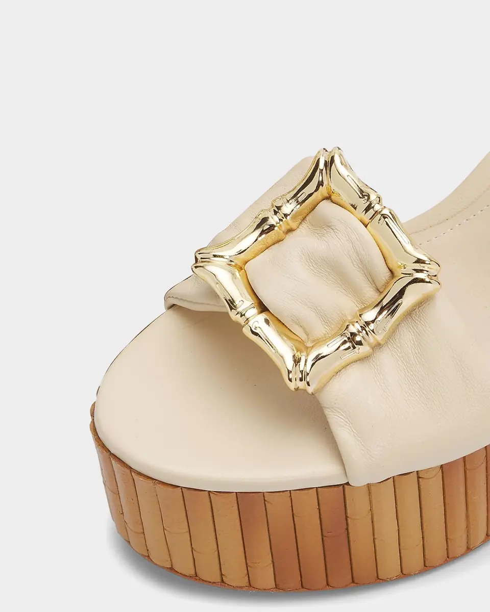 Schutz 120mm Enola Leather Bamboo-Heel Platform Sandals | Thumbnail 3 Schutz 120mm Enola Leather Bamboo-Heel Platform Sandals | Thumbnail 3