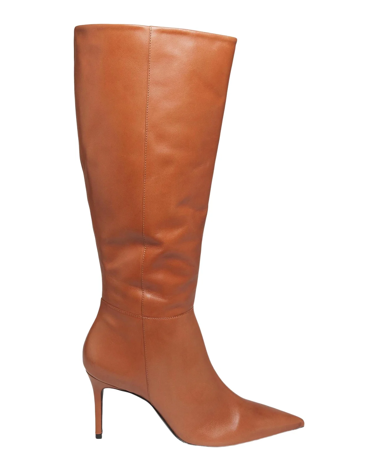 90mm Mikki Leather Knee-High Boots