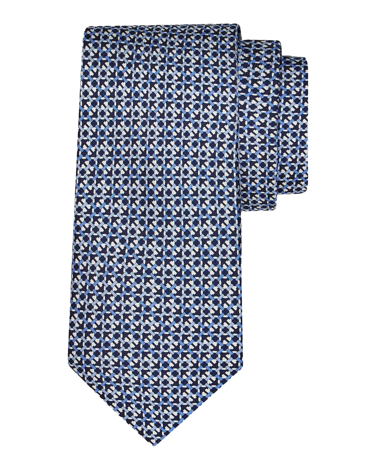 Ferragamo Anteo Gancio Woven Silk Tie