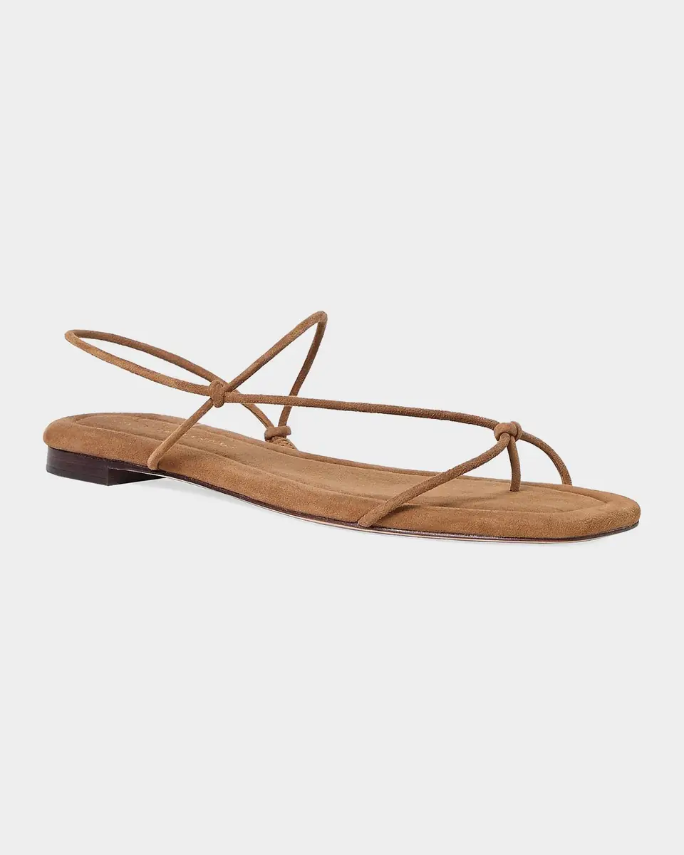 Loeffler Randall Eleanor Strappy Suede Sandals | Thumbnail 4 Loeffler Randall Eleanor Strappy Suede Sandals | Thumbnail 4
