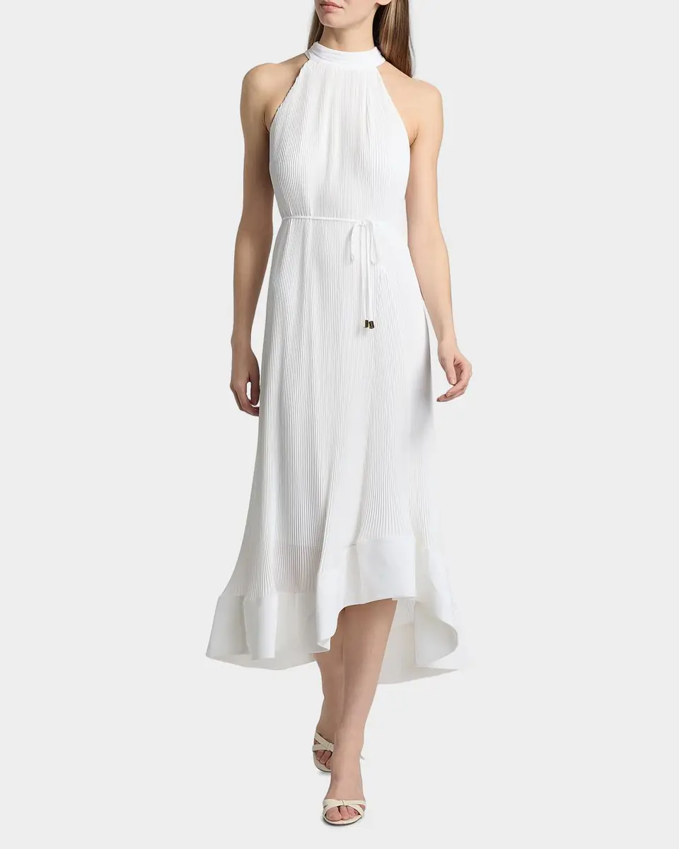 Milly Nalani Pleated Midi-Dress | Thumbnail 2 Milly Nalani Pleated Midi-Dress | Thumbnail 2