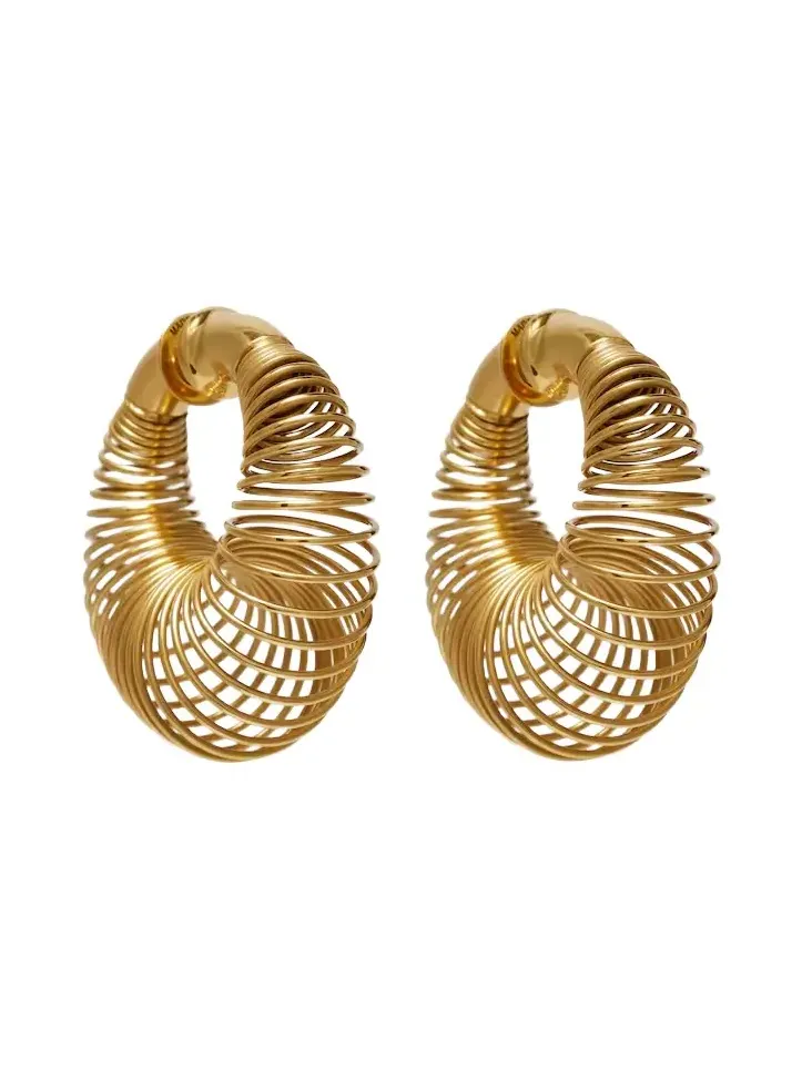 Alaïa Spiral hoop earrings Alaïa Spiral hoop earrings