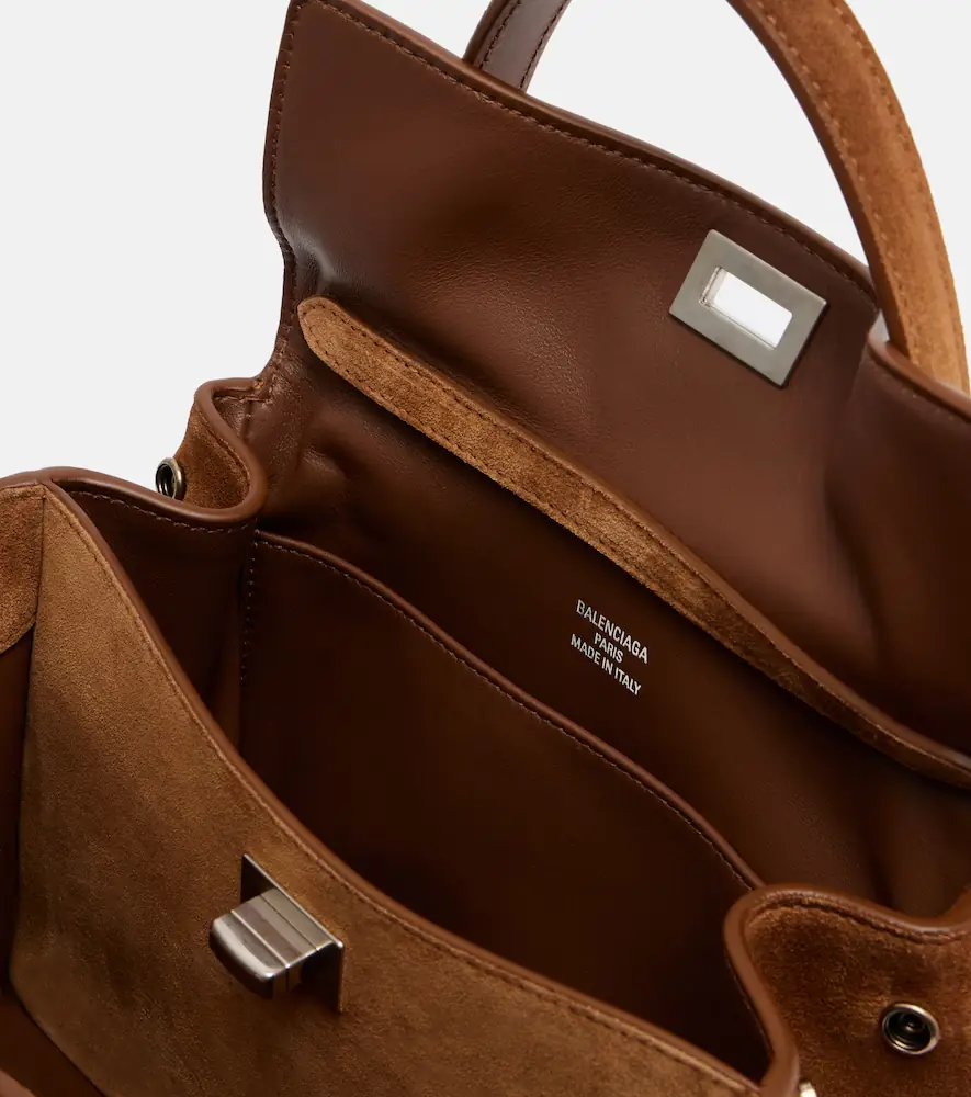 Balenciaga Rodeo Mini suede tote bag | Thumbnail 3 Balenciaga Rodeo Mini suede tote bag | Thumbnail 3