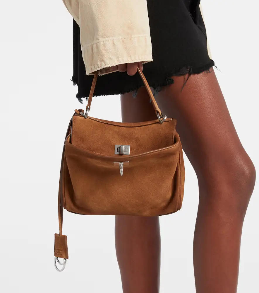 Balenciaga Rodeo Mini suede tote bag | Thumbnail 5 Balenciaga Rodeo Mini suede tote bag | Thumbnail 5
