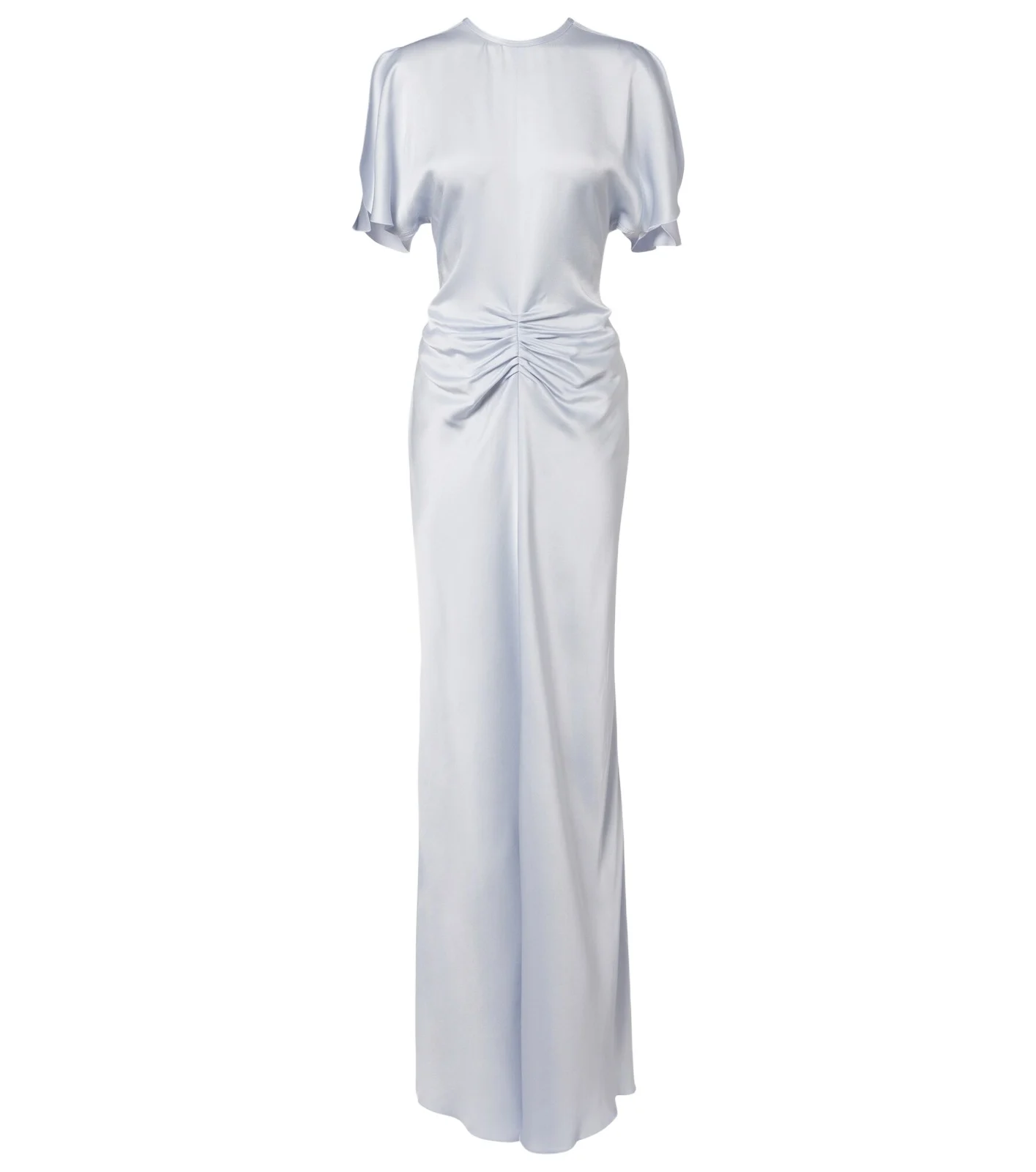 Gathered satin gown Gathered satin gown