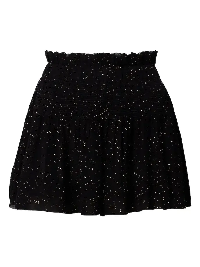 Maelly silk georgette shorts