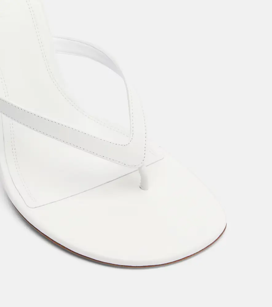 Amina Muaddi Juliette leather thong sandals | Thumbnail 3