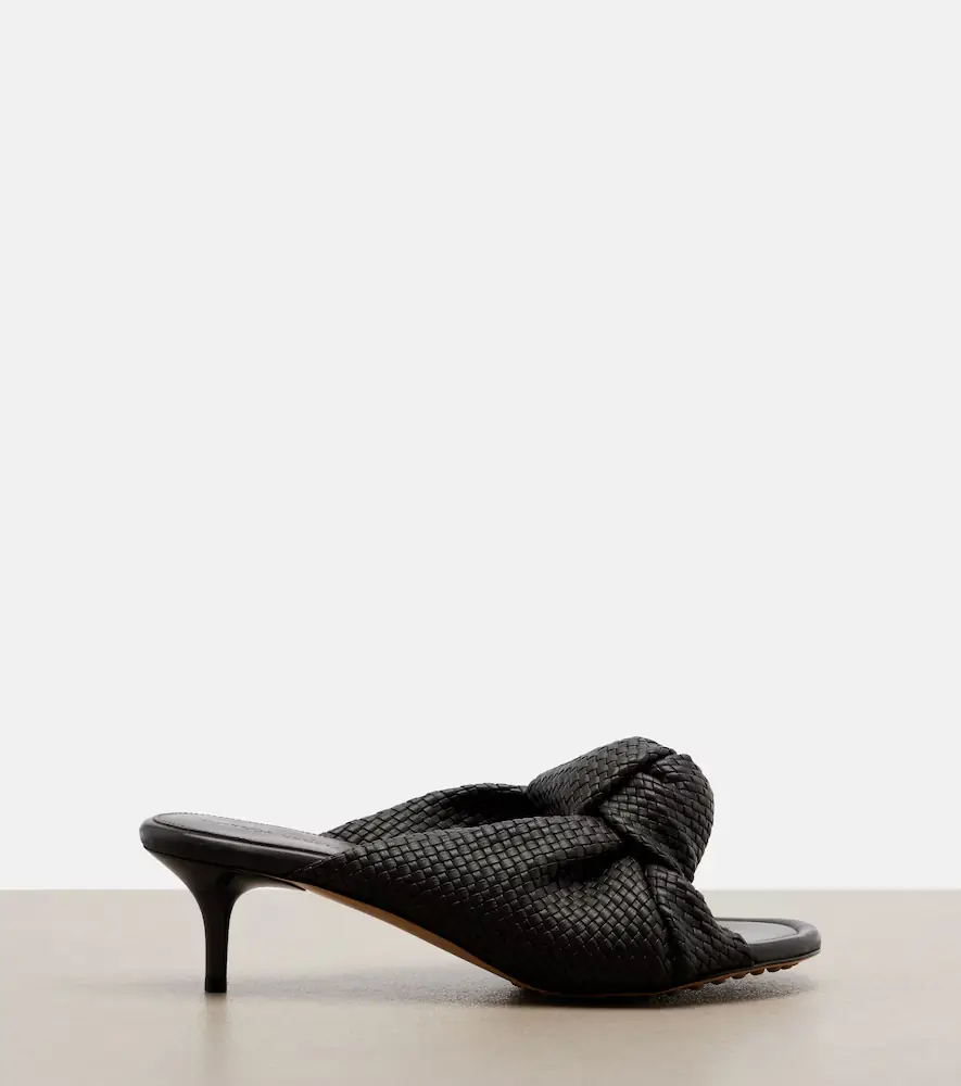 Bottega Veneta Cherry Intreccio leather sandals | Thumbnail 4