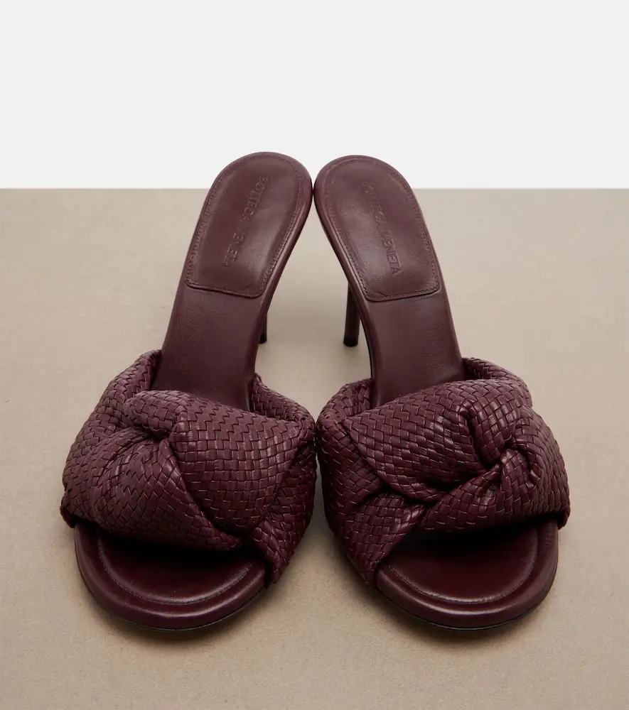 Bottega Veneta Cherry Intreccio leather mules | Thumbnail 2 Bottega Veneta Cherry Intreccio leather mules | Thumbnail 2