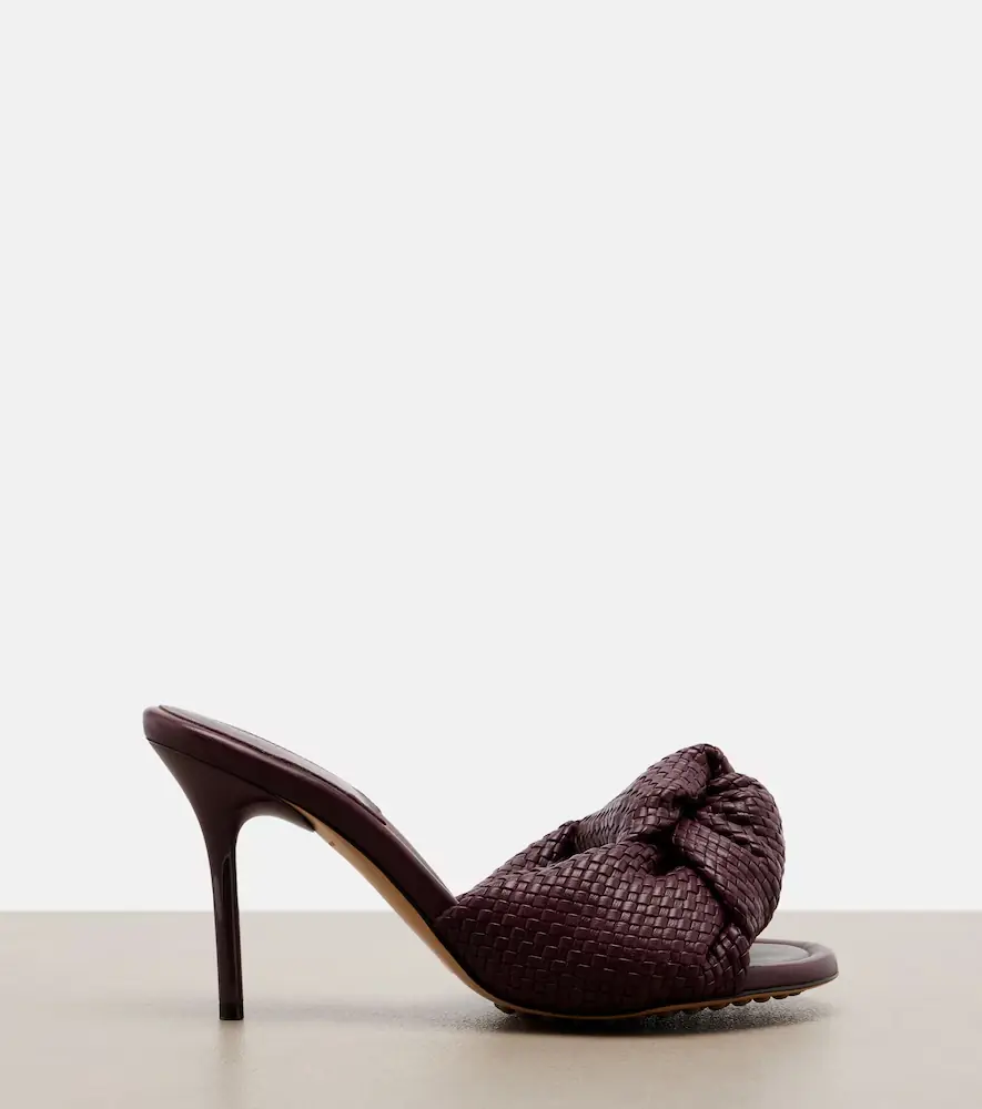 Bottega Veneta Cherry Intreccio leather mules | Thumbnail 3 Bottega Veneta Cherry Intreccio leather mules | Thumbnail 3