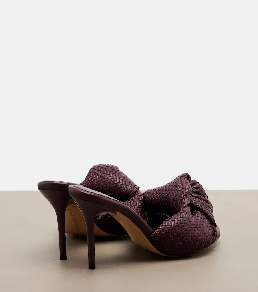 Bottega Veneta Cherry Intreccio leather mules | Thumbnail 4 Bottega Veneta Cherry Intreccio leather mules | Thumbnail 4