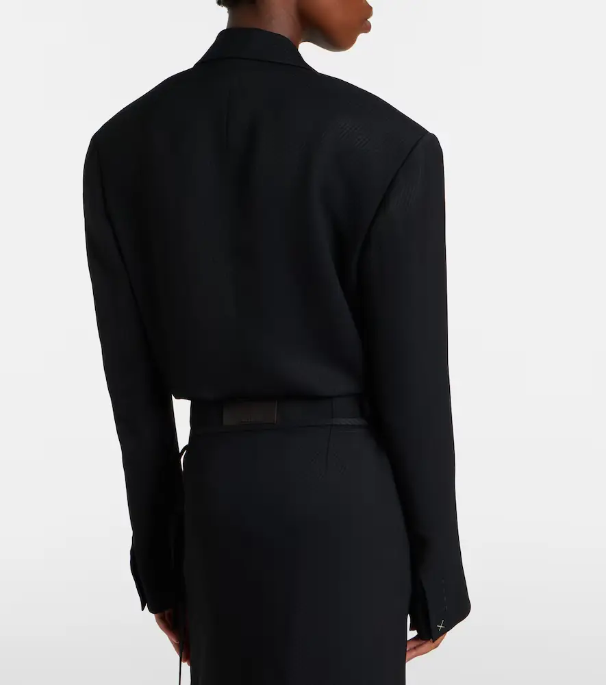 Calvin Klein Collection Petunia striped cropped jacket | Thumbnail 2 Calvin Klein Collection Petunia striped cropped jacket | Thumbnail 2