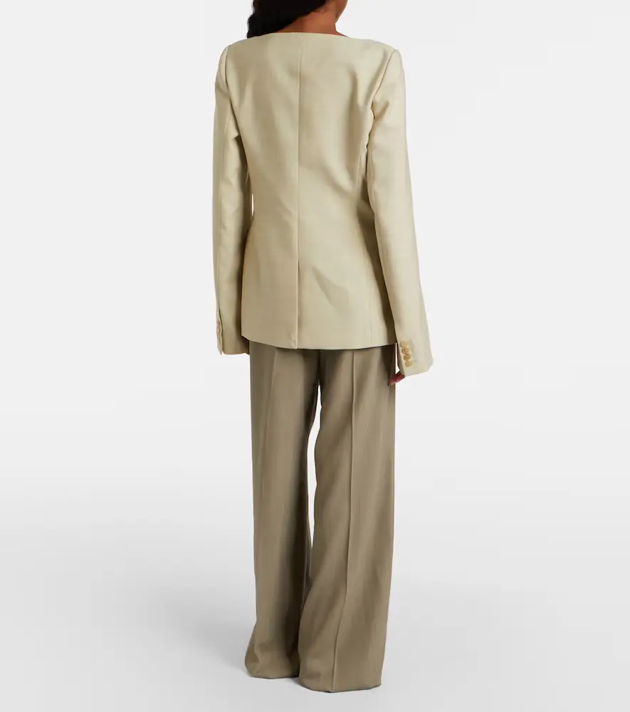 Calvin Klein Collection Fernanda wool-blend wide-leg pants | Thumbnail 3 Calvin Klein Collection Fernanda wool-blend wide-leg pants | Thumbnail 3